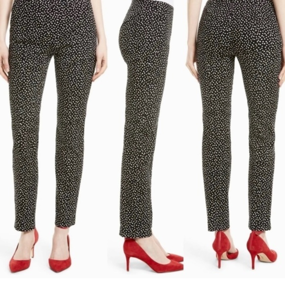 Diane von Furstenberg Black
White Polka Dot Pants size 6